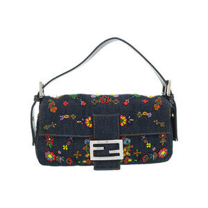 Fendi Beaded Mamma Bucket Semi Shoulder Bag